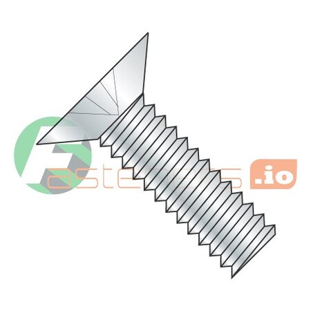 1/4-20 X 2 In Phillips Flat Machine Screw, Zinc Plated Steel, 1250 PK